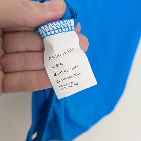 Lizette Collection Blue Sleeveless Top - Picture 6 of 7